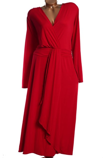 Dámské červené šaty / CHANGES by TOGETHER  / XXXXL+ (58/60) / UK 32 / ANGLIE