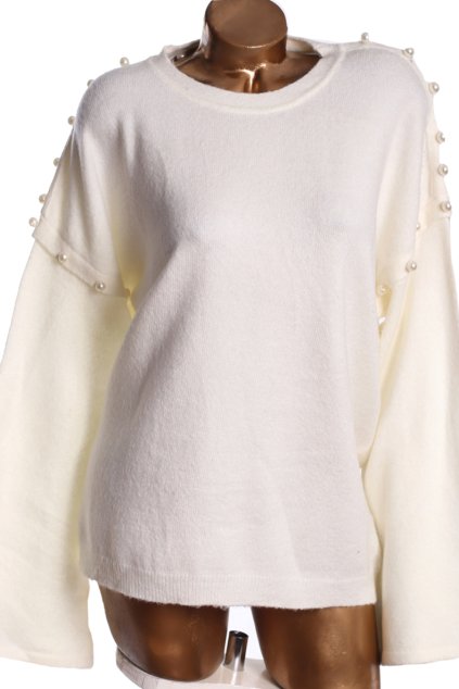 Dámský krémový svetr s perličkami / TU / XXL (46/48+) / UK 18 / ANGLIE