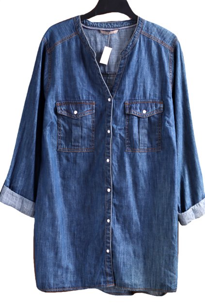 Dámská modrá džínová košile / TU / (48/50) / UK 20 / ANGLIE