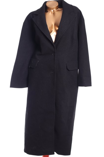 Dámský černý kabát / TU /  XXXXL (52) / UK 24 / ANGLIE