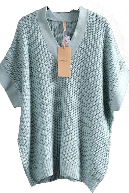 Dámská mint svetrová vesta  PC - 1200,- / SOYACONCEPT / XXXL (48/50/52+) / UK 20/22/24  ANGLIE