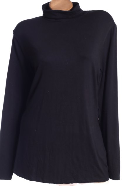 Dámský černý rolák  / XXXL (50) / UK (22) / ANGLIE