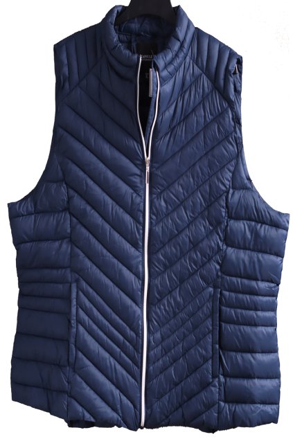 Dámská prošívaná modrá vesta /CAPSULE  / XXXL (52) / UK 24 / ANGLIE
