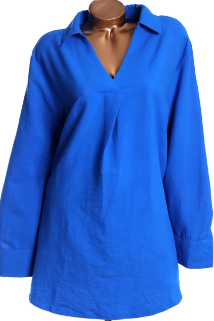 Dámské královsky modré košilové šaty / TU / XXXL (50/52/54) / UK 22 / ANGLIE