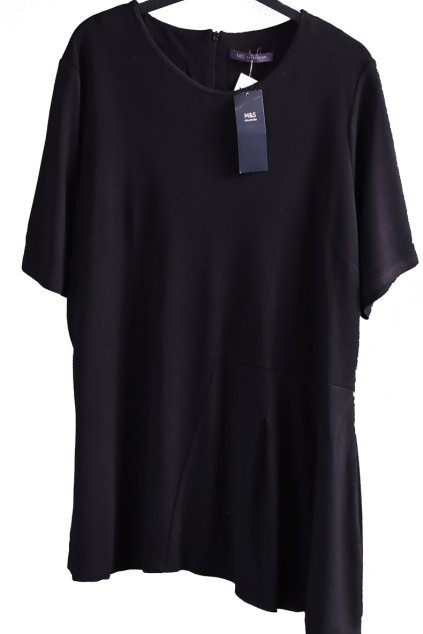 Dámská kvalitní černá halenka / M&S  / XXXL (48/50) / UK 20/22 / ANGLIE