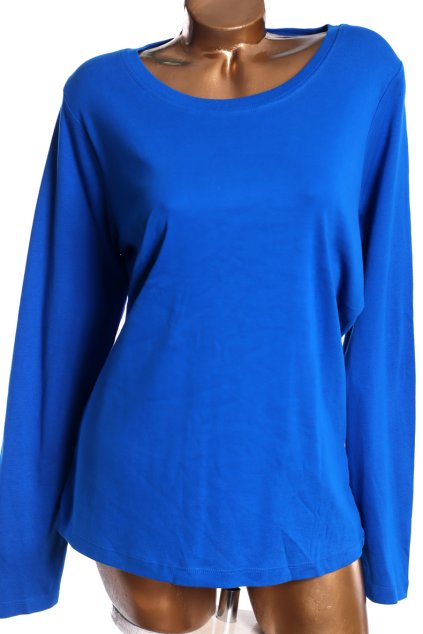 Dámské královsky modré triko /  XXL (48) / UK /20 / ANGLIE