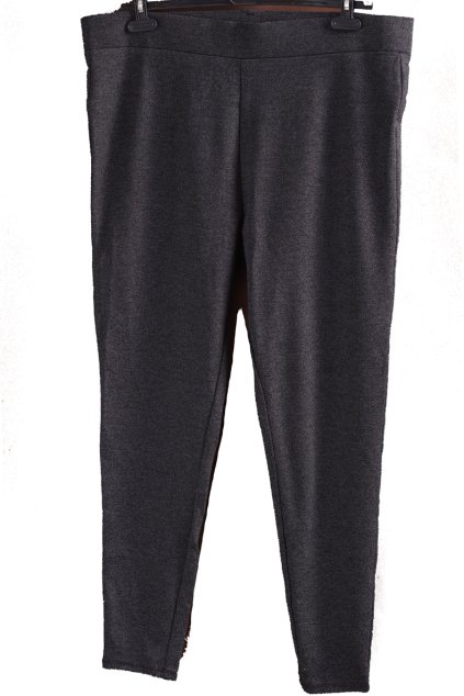 Dámské černo-bílé  teplé zimní kalhoty / TU / XXXL (50) / UK 22 /ANGLIE