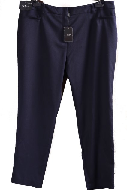 Dámské kvalitní tmavě modré kalhoty - skinny / NEXT TAILORING/ XXXL (48) / UK 20 / ANGLIE
