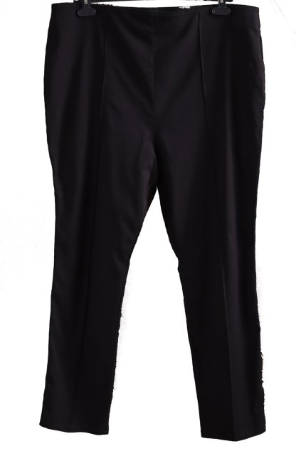 Dámké černé kalhoty/legíny / EVANS / XXXXL (54) / UK 26 / ANGLIE