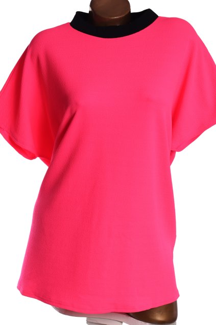 Dámská teplá křiklavě růžová halenka / SIMPLY BE   / XXXL (50) / UK 22 / ANGLIE