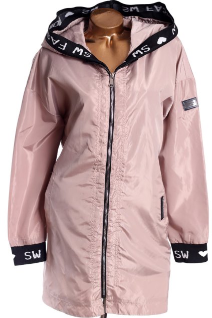 Dámská hnědá bunda s kapucí  / S WEST/  XXXL (48/50) / UK 20/22 / ANGLIE