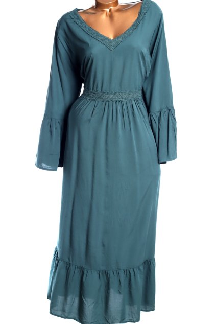 Dámské zelené šaty/ RUSTTYDUSTTY / XXL (44/46) / UK 16/18 / ANGLIE