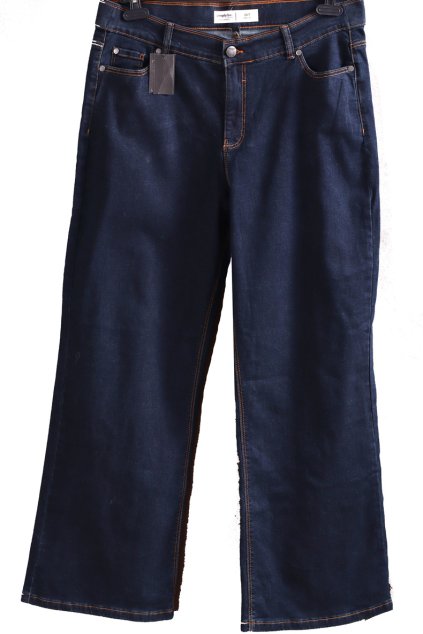 Dámské elastické tmavě modré džíny / SIMPLY BE / XXL (46) / UK 18 / ANGLIE