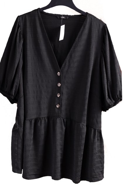 Dámská černá halenka / GEORGE / XXXXL (52) / UK 24 / ANGLIE