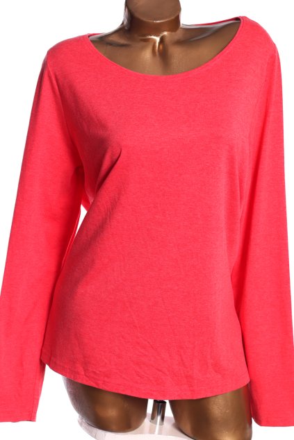 Dámské červené melírované  triko  / GEORGE  / XXL (48) / UK 20  / ANGLIE