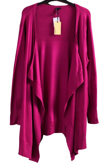 Dámský fialový svetrový kabátek  /  CAPSULE / XXXL (56/58) /  UK28/30  / ANGLIE