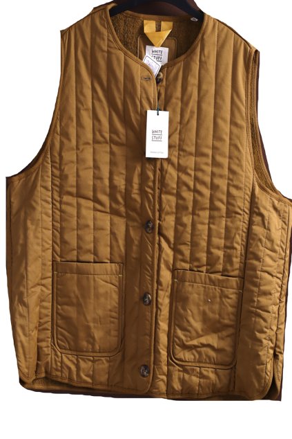 Dámská khaki prošívaná vesta PC - 2100,- / WHITE STUFF - tradiční anglická značka / XXXXL (52) / UK 24  / ANGLIE