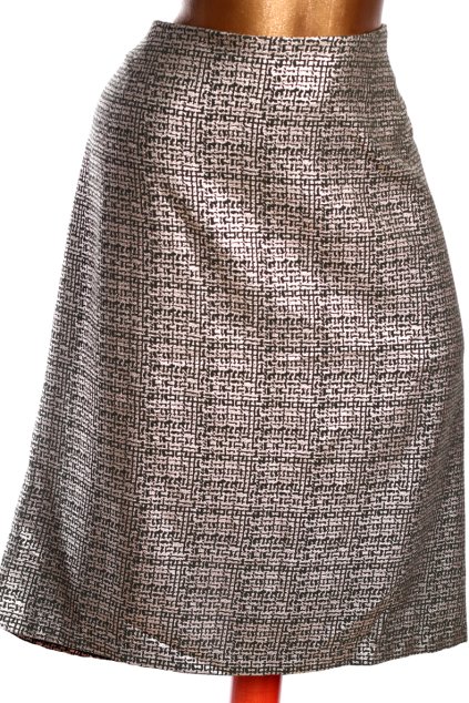 Dámská stříbrno-zelená vzorovaná sukně / DOROTHY PERKINS /  XXXL (50) / UK 22 / / ANGLIE