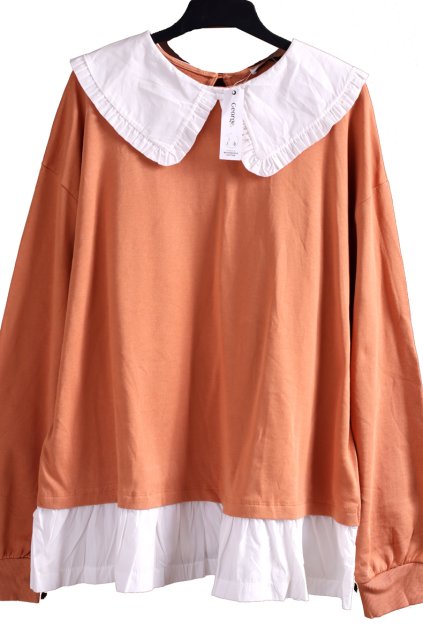 Dámská bílá košile  2v1 s mikinou / GEORGE / XXXL (48/50) / UK 20/22 / ANGLIE