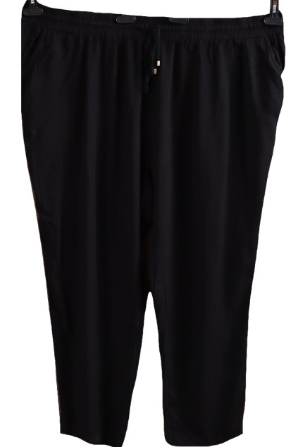 Dámské černé kalhoty EVANS / XXXXL (56) / UK 28/ ANGLIE