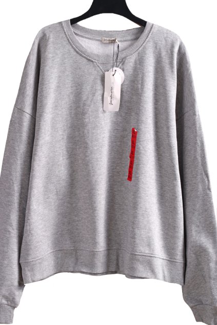 Dámská šedá mikina přes hlavu  / STRADAVARIUS / XXXL (50/52) / UK 22/24  / ANGLIE