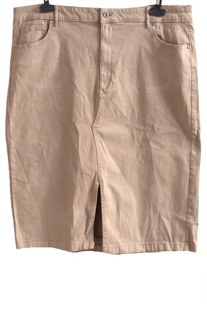 Dámská zelená khaki  sukně / TU /  XXXL (50) / UK 22 / ANGLIE