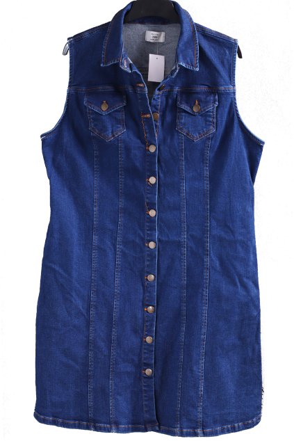 Dámské džínové šaty / NEW LOOK / XXXL (46) / UK 18 ANGLIE