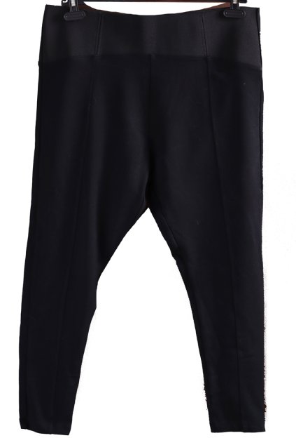 Dámské stahující černé kalhoty / Marks & Spencer / XXXXL (48) / UK 20/ ANGLIE