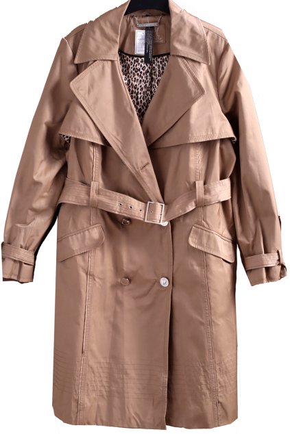 Dámský hnědý kabát / JM STAR / XXXL (48/50) / UK 20/22  / ANGLIE