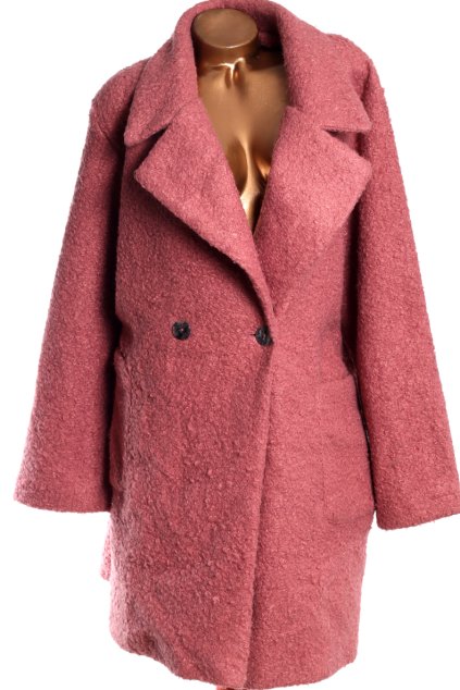 Dámský růžový kabát / TU / XXXXL (52) / UK 24  / ANGLIE