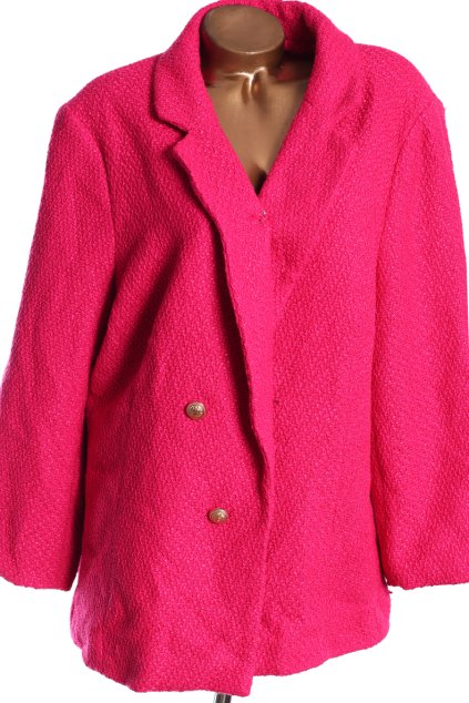 Dámský malinový kabát / NEW LOOK / XXXXL (54) /  UK 26 / ANGLIE