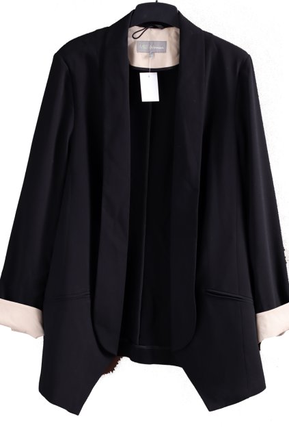 Dámské černé sako  / Marks & Spencer/ XXXL (48) / UK 20 / ANGLIE