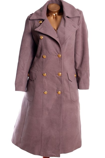 Dámský hnědý kvalitní  kabát / JOANNA HOPE / XXL (42/44) / UK 14/16 / ANGLIE