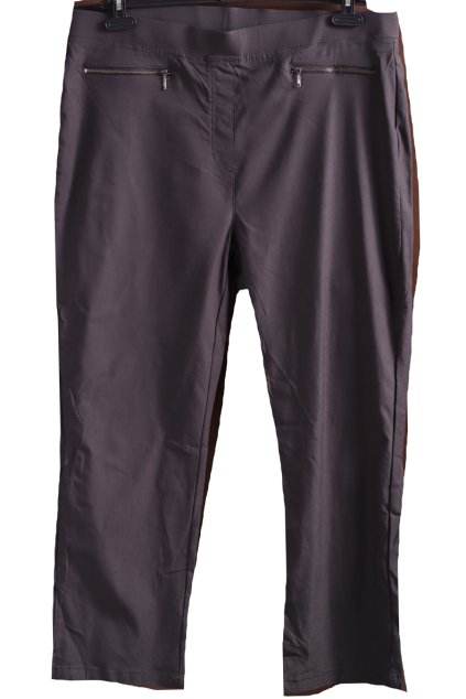 Dámské šedé kalhoty / COTTON TRADERS  / XXXL (50) / UK 22 / ANGLIE
