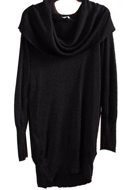 Dámský černý svetřík s třpytkami na ramínka / GEORGE / XXL (46/48) / UK 18 /  ANGLIE