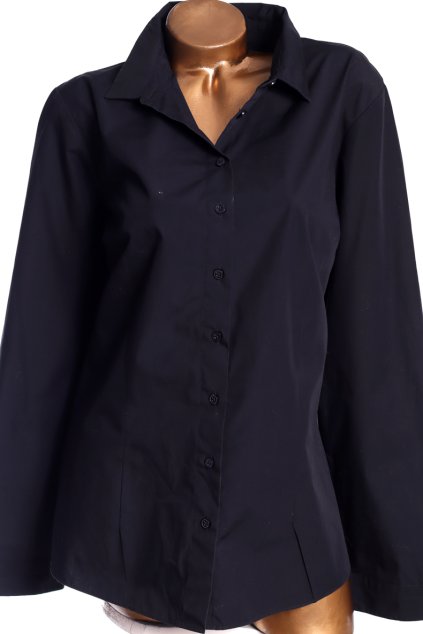 Dámská černá košile / NEXT / XXXL (50) / UK 22 / ANGLIE