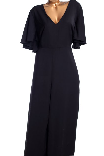 Dámský černý overal  / CIDER /  XXXXL (48/50) / UK 20/22 / ANGLIE