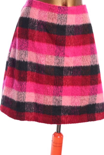 Dámská černo-růžová-červená pod-zimní sukně / GEORGE / XXL (44) / UK 16 / ANGLIE