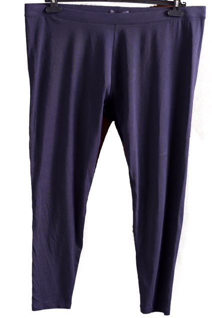 Dámské tmavě modré legíny / M&S/ XXXXL (50) / UK 22 / ANGLIE