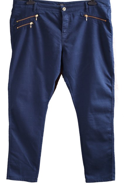 Dámské modré kalhoty / F&F / XXXL (48/50) / UK 22 / ANGLIE