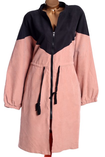 Dámské černo-růžové šaty  / XXXL (50) / UK 22  ANGLIE