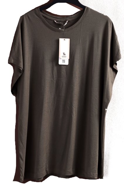 Dámské khaki triko / TU / XXL 48 / UK 20/ ANGLIE