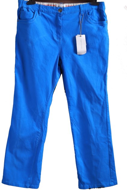Dámské královsky  modré kalhoty / ROGERS rogers / XXXL (48) / UK 20 / ANGLIE