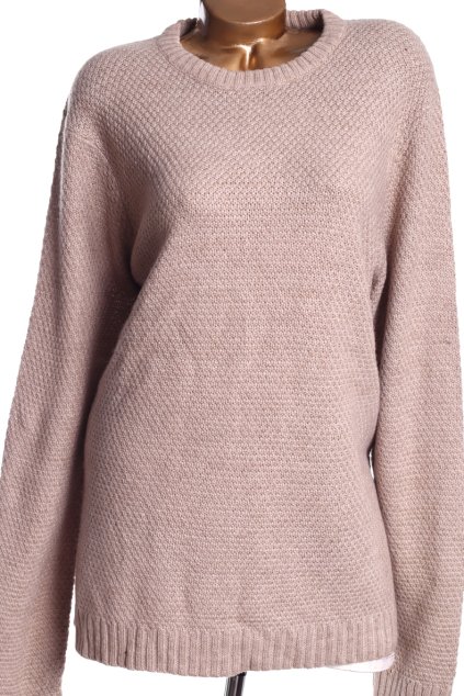 Dámský světle hnědý svetr / F&F/ XXXXL  (50/52) /  UK 22/24 / ANGLIE