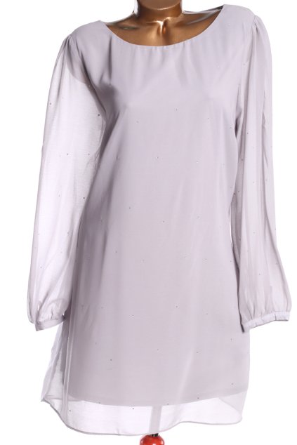 Dámská šedá halenka s kamínky / ATMOSPHERE / XXXL (48/50) / UK 20 / ANGLIE