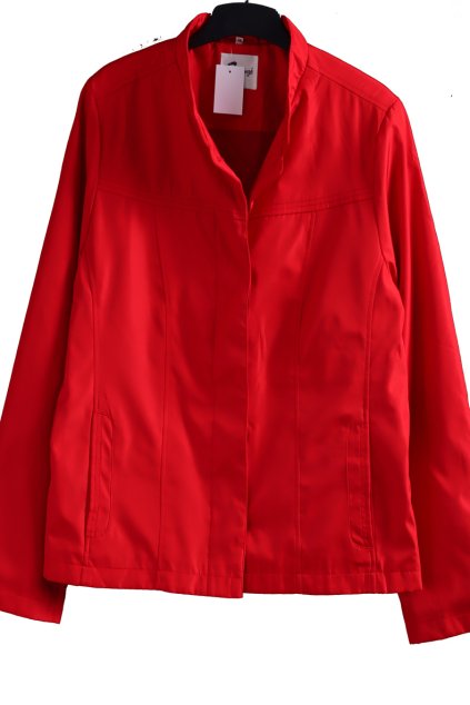 Dámská značková červená bunda / ELEGANNÉ / XXXL (46) / UK 18 / ANGLIE