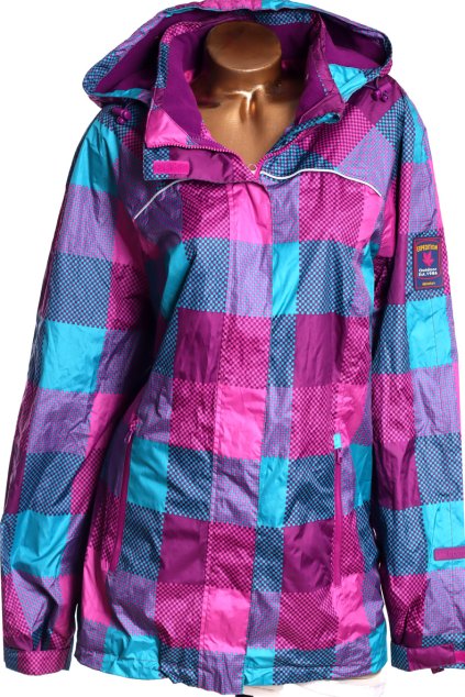 Dámská fialovo-tyrkysová bunda / BPC/ XXXL (50/52) / UK 22 / ANGLIE