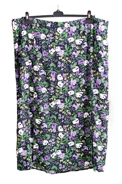 Dámská barevná vzorovaná sukně / Marks&Spencer / XXXXL (52) / ANGLIE