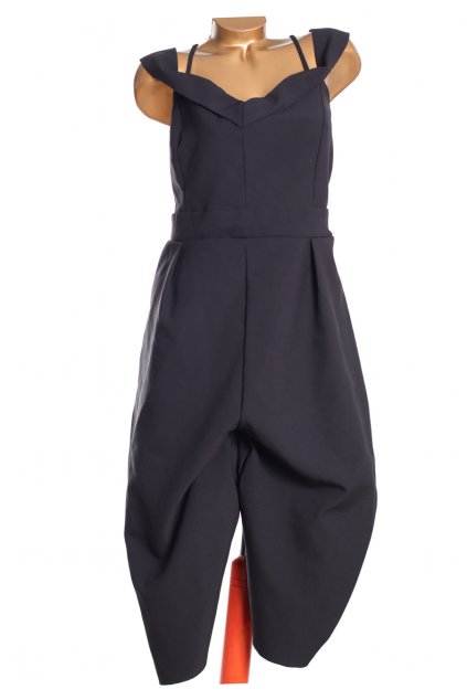 Dámský černý elegantní overal / RIVER ISLAND / XXXL (48) / ANGLIE