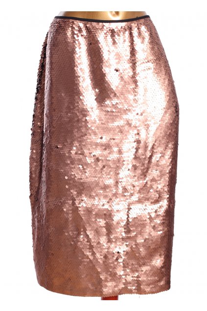 Dámská bronzová společenská flitrovaná sukně / Principles - XXXL (48) / ANGLIE